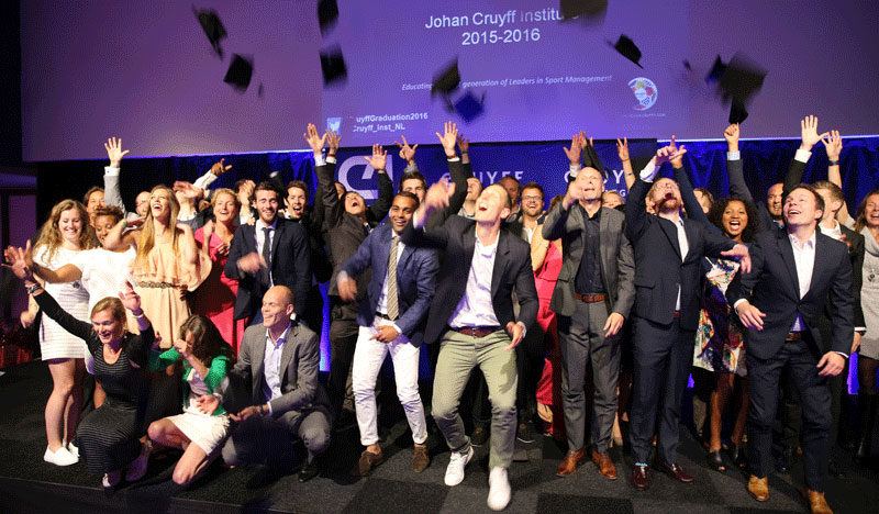 Time for graduations in Johan Cruyff Institute
