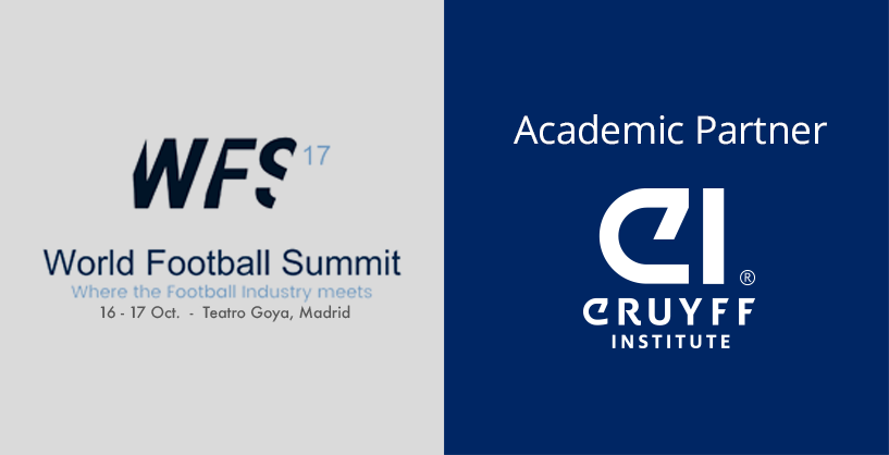 Johan Cruyff Institute se consolida como Academic Partner del WFS17