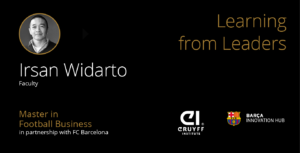 Irsan Widarto - Máster en Administración y Dirección del Fútbol en colaboración con el FC Barcelona