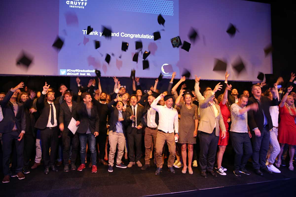 Las ceremonias de graduación Johan Cruyff Institute 2017, más internacionales que nunca