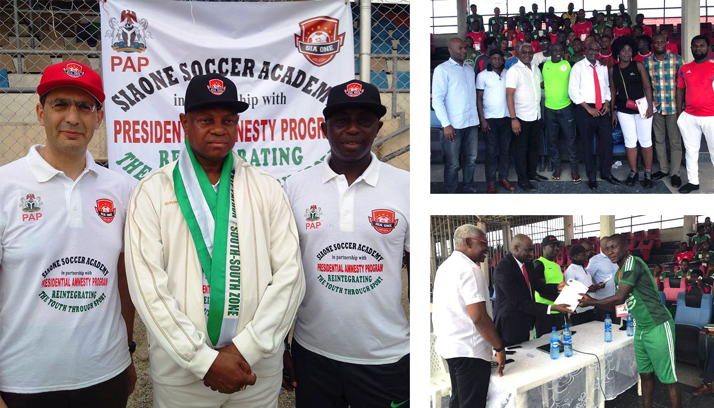 Los programas y filosofía de educación de Johan Cruyff Institute llegan a Nigeria de la mano de la Youth Sports Federation of Nigeria (YSFON) y su programa ‘Dual Career’. Un total de 66 jóvenes futbolistas, de entre 17 y 20 años, se formarán, durante dos meses y en modalidad online, en Fundamentos de la Administración y Dirección del Fútbol, alentados por la propia federación nigeriana