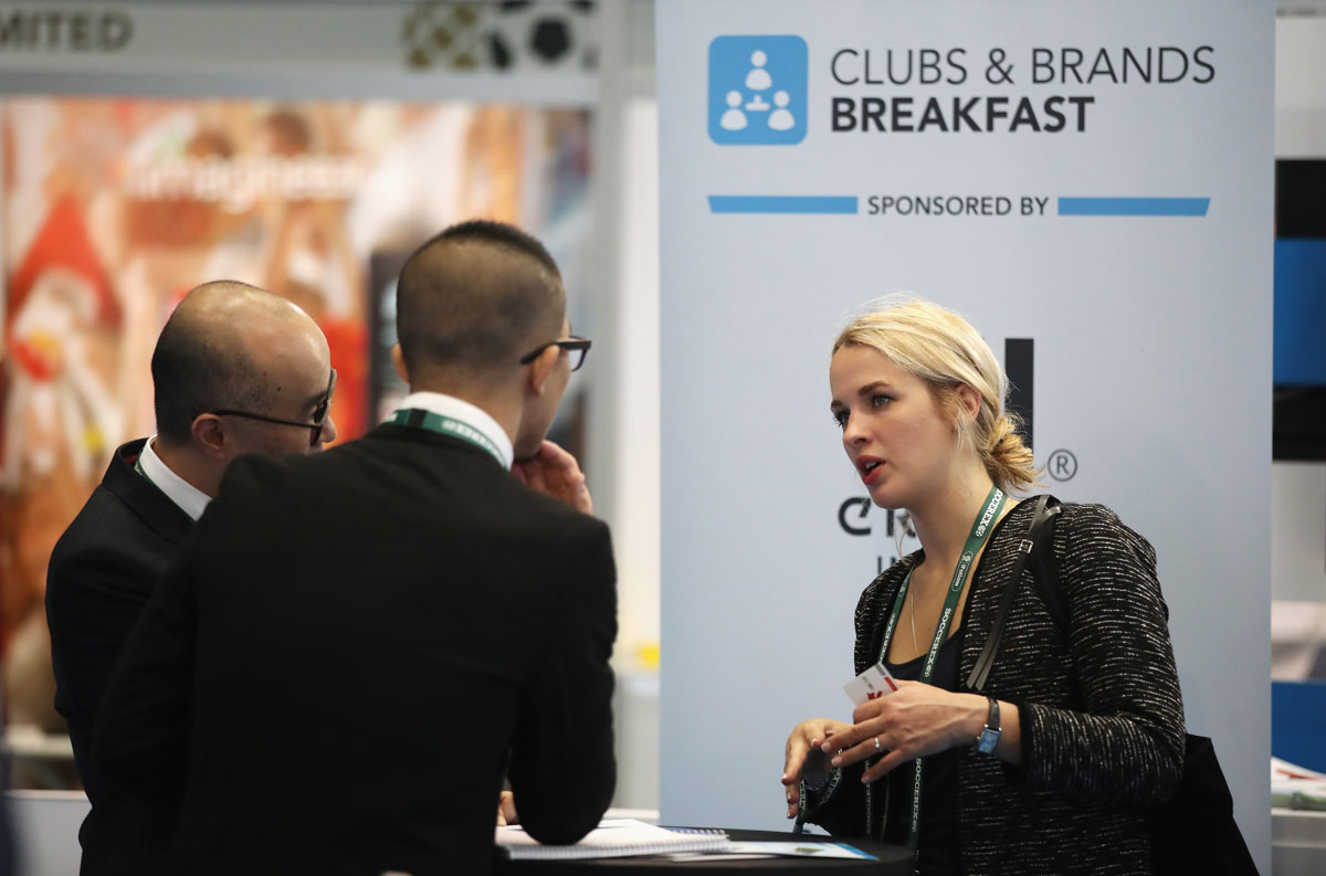The Soccerex ‘Clubs & Brands Breakfast’, sponsored by Johan Cruyff Institute