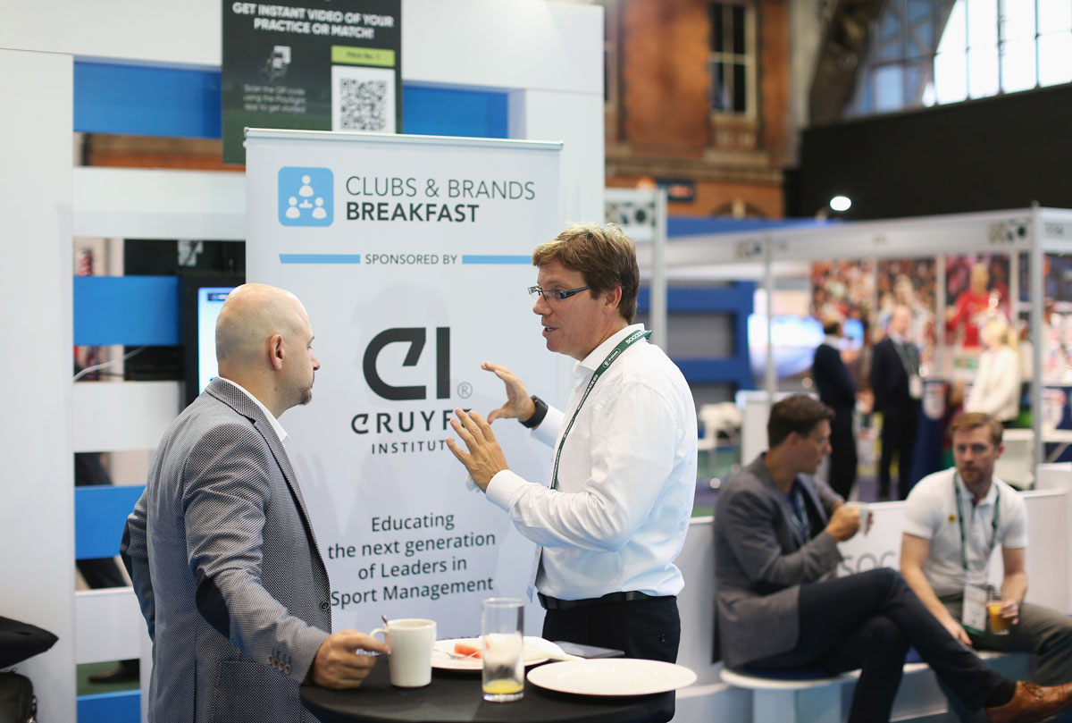 The Soccerex ‘Clubs & Brands Breakfast’, sponsored by Johan Cruyff Institute