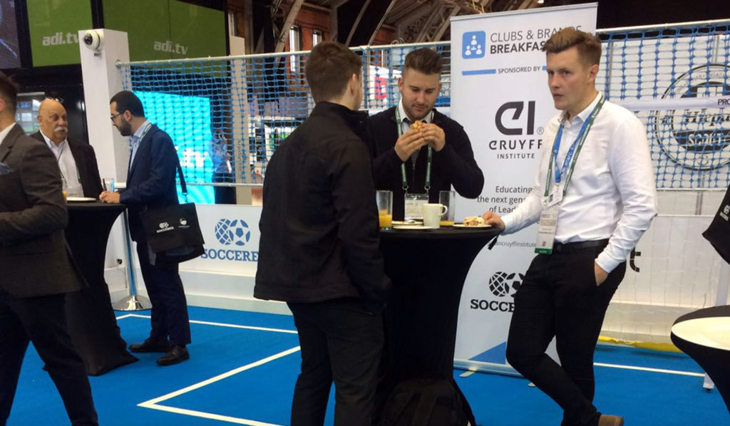 The Soccerex ‘Clubs & Brands Breakfast’, sponsored by Johan Cruyff Institute