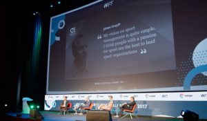 Johan Cruyff Institute lleva la gestión del fútbol a debate en el WFS17