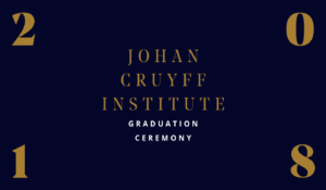 The graduations put the finishing touch to another academic year at Johan Cruyff Institute