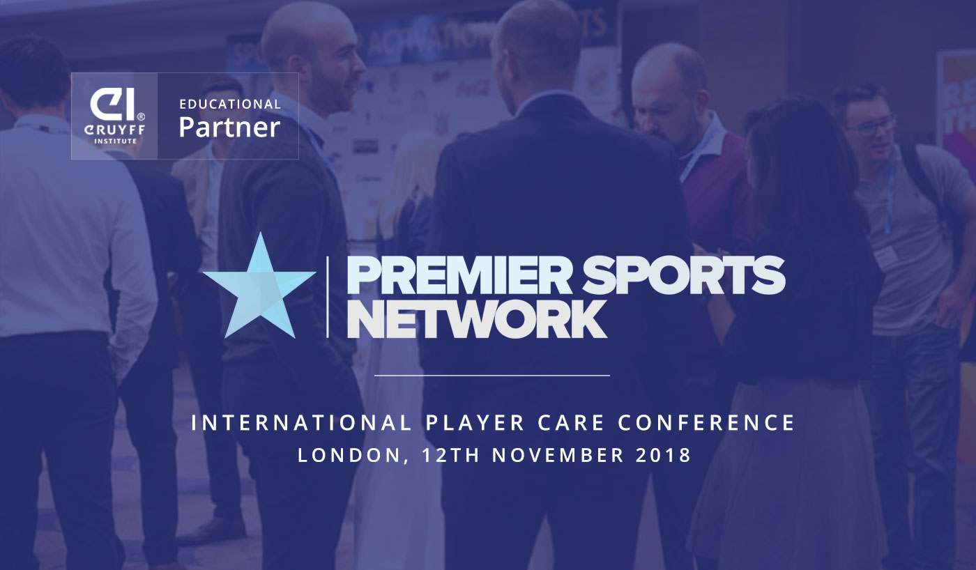 Johan Cruyff Institute to explain the importance of educating athletes at the International Player Care Conference