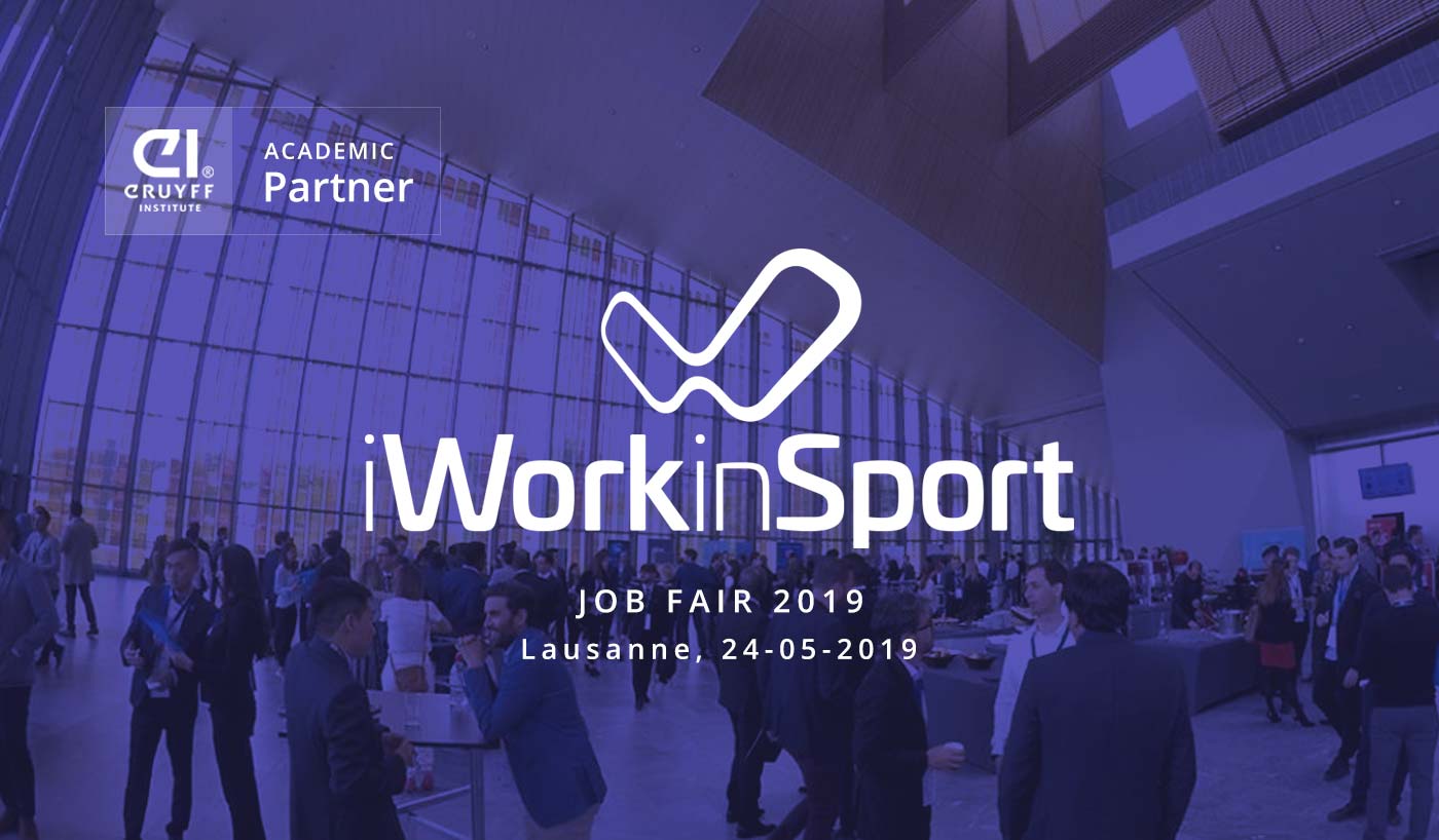 iWorkinSport Job Fair and Johan Cruyff Institute, partners one more year