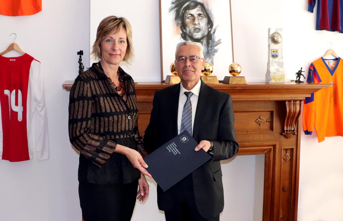 Johan Cruyff Institute signs academic collaboration agreement with the Universidad Técnica Particular de Loja