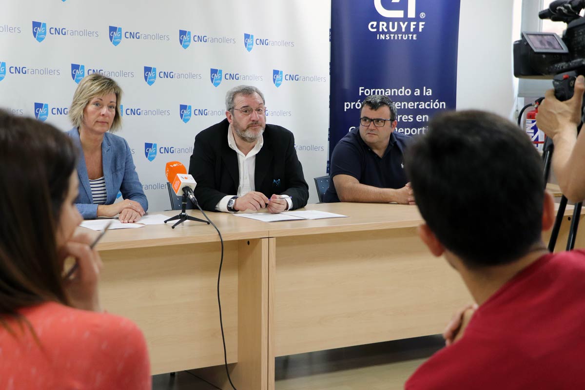 Club Natació Granollers and Johan Cruyff Institute together for academic training