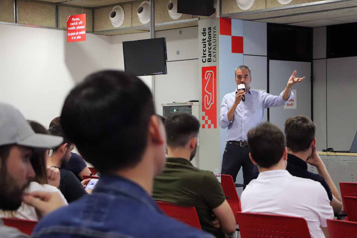 Joan Fontseré at the Circuit de Barcelona presentation.