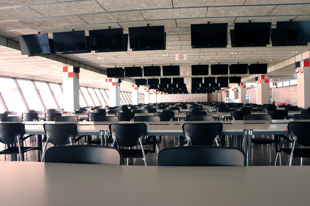 Circuit de Barcelona press room.