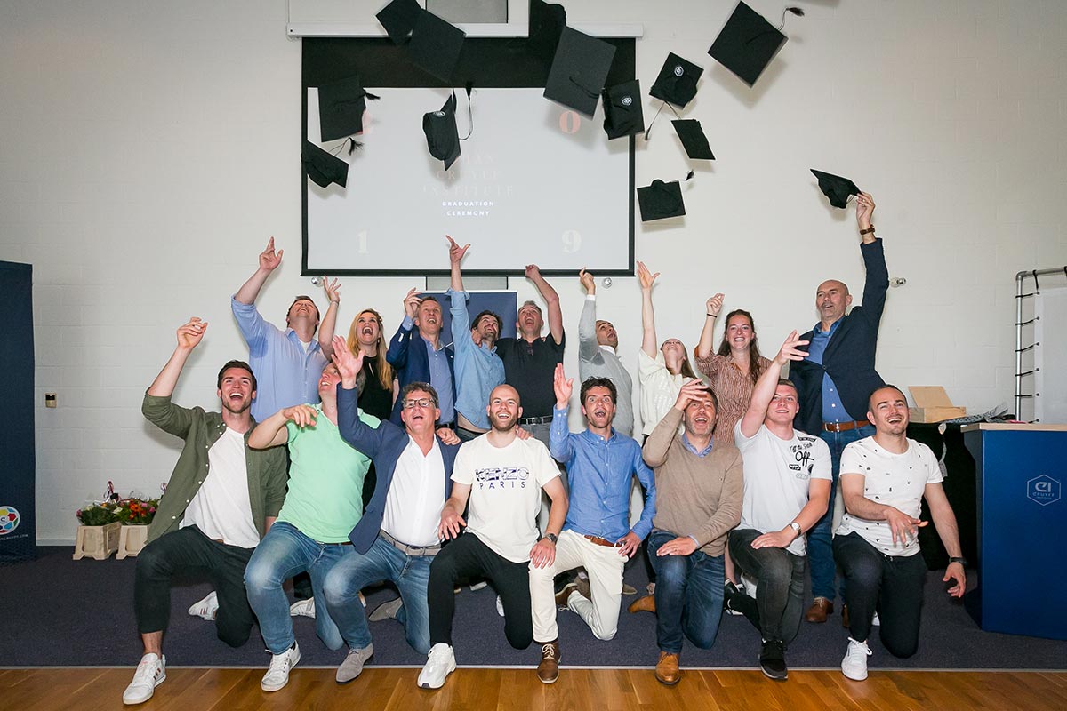 El legado de Johan Cruyff, muy presente en las ceremonias de graduación de Johan Cruyff Institute