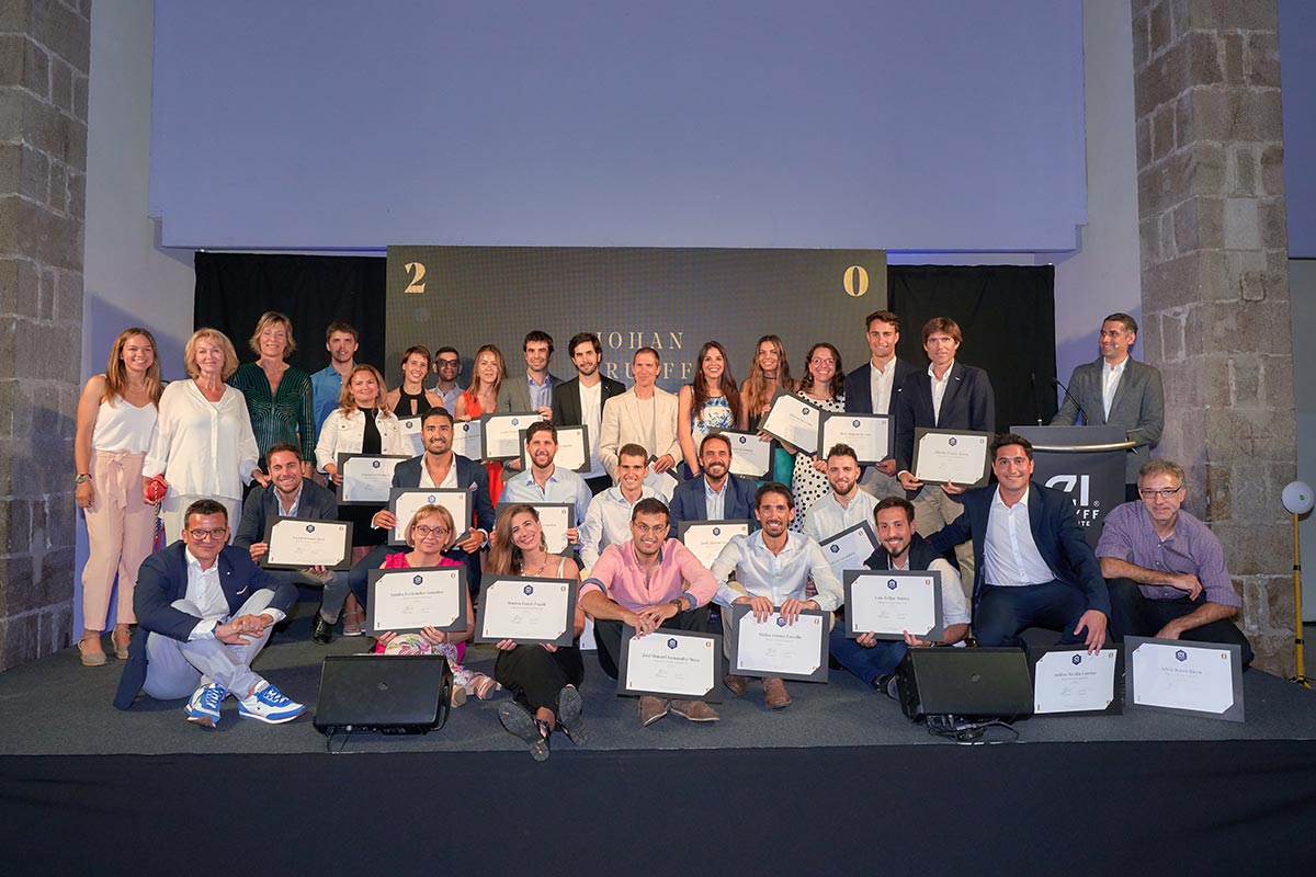 El legado de Johan Cruyff, muy presente en las ceremonias de graduación de Johan Cruyff Institute