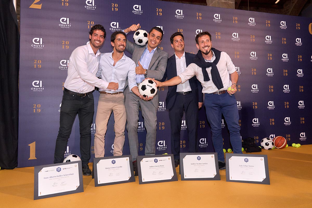 El legado de Johan Cruyff, muy presente en las ceremonias de graduación de Johan Cruyff Institute