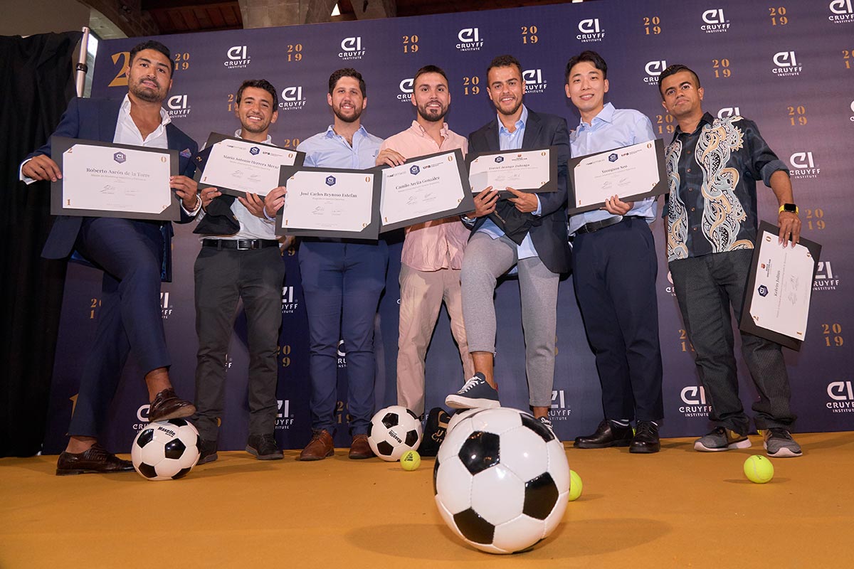 El legado de Johan Cruyff, muy presente en las ceremonias de graduación de Johan Cruyff Institute