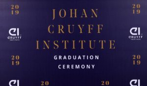 El legado de Johan Cruyff, muy presente en las ceremonias de graduación de Johan Cruyff Institute