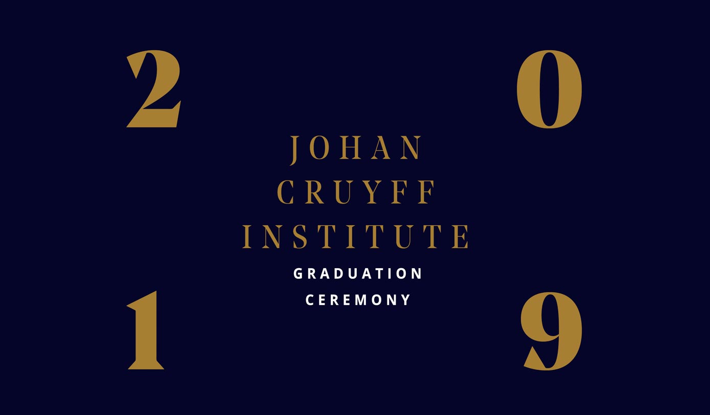 Ceremonia de graduación en Johan Cruyff Institute