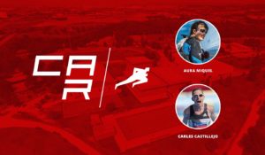 Aura Miquel and Carles Castillejo, the two athletes from the CAR Sant Cugat awarded scholarships by Johan Cruyff Institute