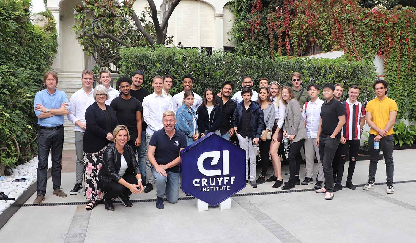 Universidad de Ciencias Aplicadas de Ámsterdam, visita Johan Cruyff Institute