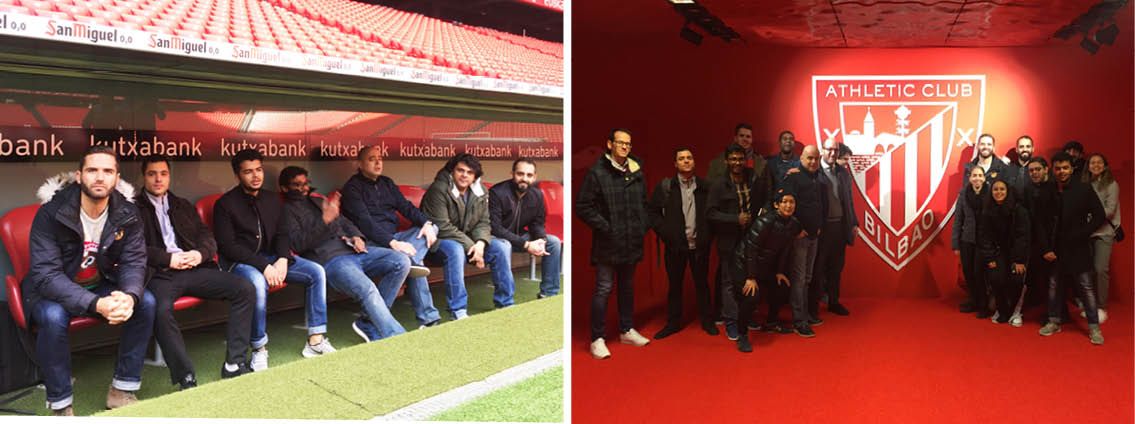 Real Sociedad, Deportivo Alavés, Athletic Club y Baskonia acogen a estudiantes de Máster de Johan Cruyff Institute en su study trip 2019
