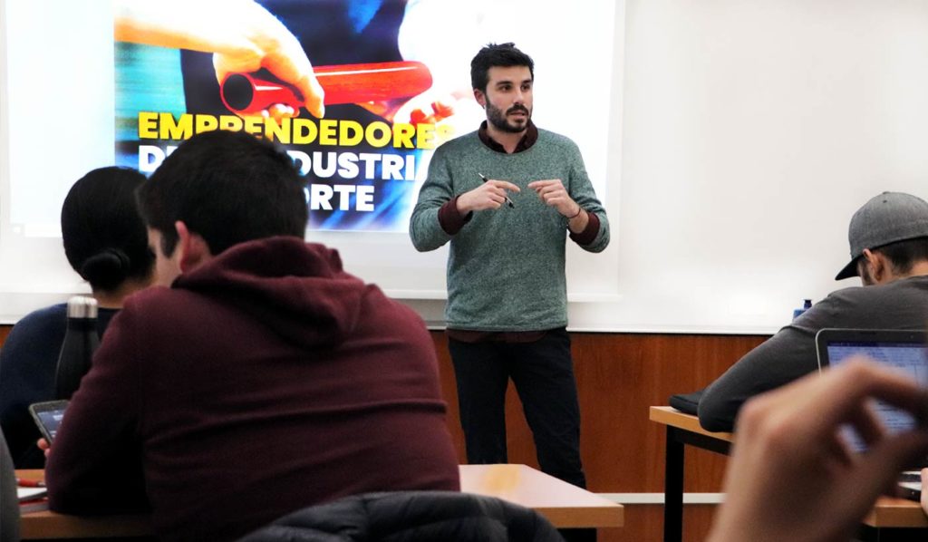 Entrepreneurs from the sports industry visit Johan Cruyff Institute