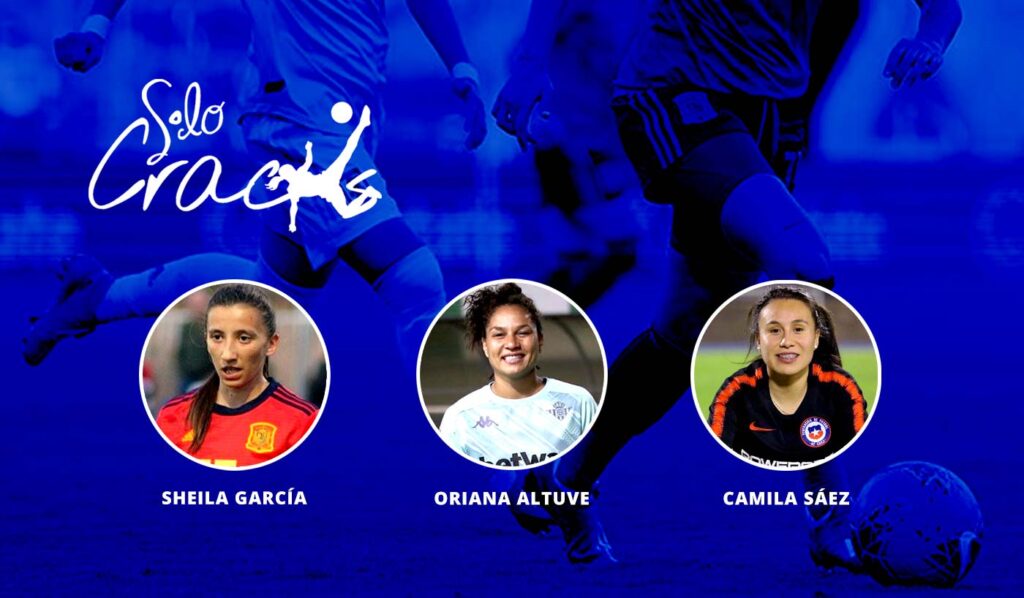 Sheila García, Camila Sáez and Oriana Altuve receive scholarships to study at Johan Cruyff Institute