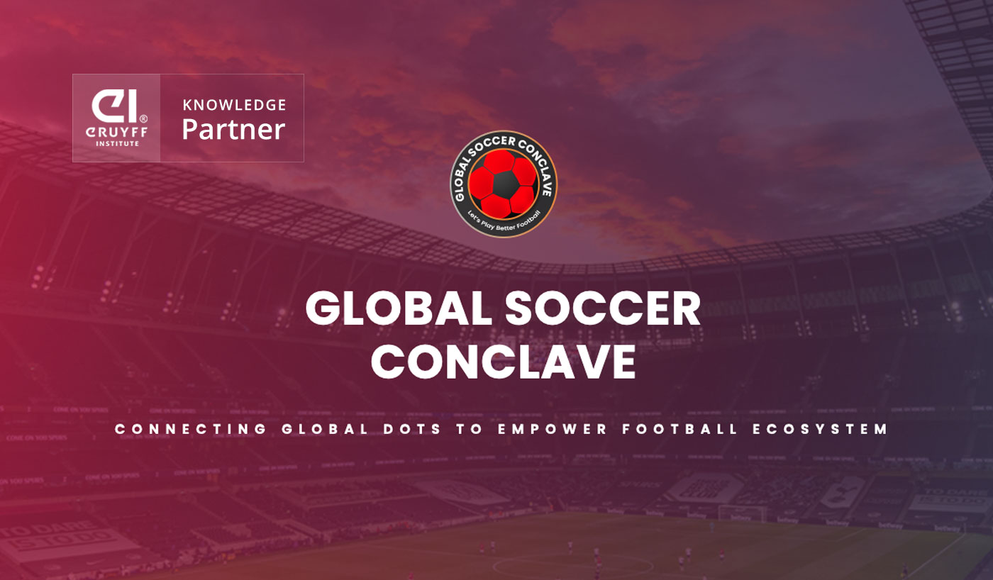 Johan Cruyff Institute aportará su expertise en la industria del fútbol como Knowledge Partner de Global Soccer Conclave 2021, el evento virtual que profundizará en la gestión del fútbol de India y África y su proyección a nivel internacional