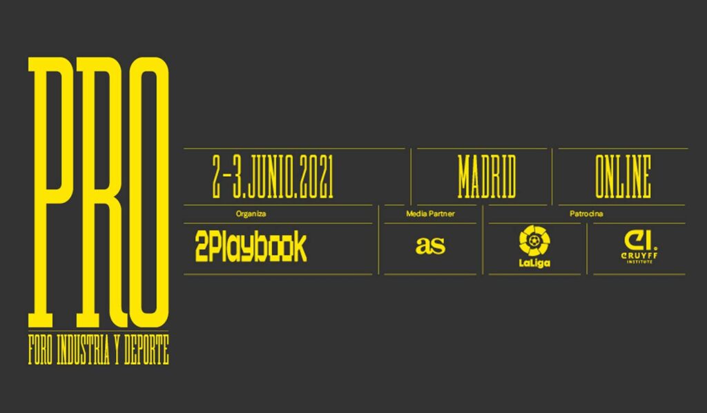 Johan Cruyff Institute apoya el PRO Foro Industria y Deporte de 2PlayBook