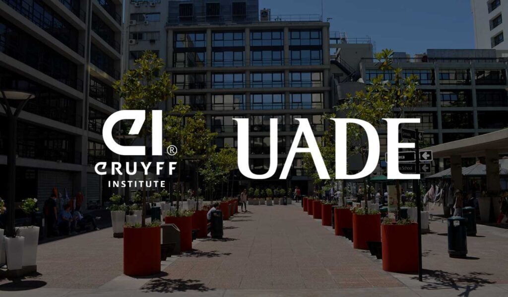 Johan Cruyff Institute y UADE sientan las bases para su colaboración académica en gestión deportiva