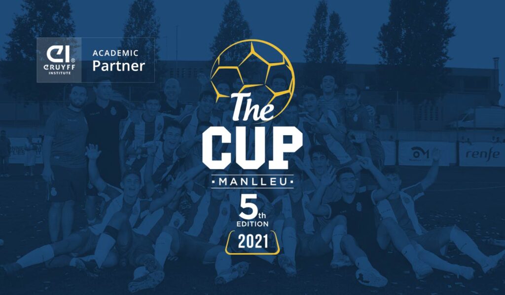 Johan Cruyff Institute apuesta por la formación académica en el fútbol base como patrocinador de The Cup Manlleu 2021