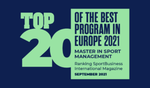 Johan Cruyff Institute's Master in Sport Management among the best programs in Europe according to SportBusiness International ranking