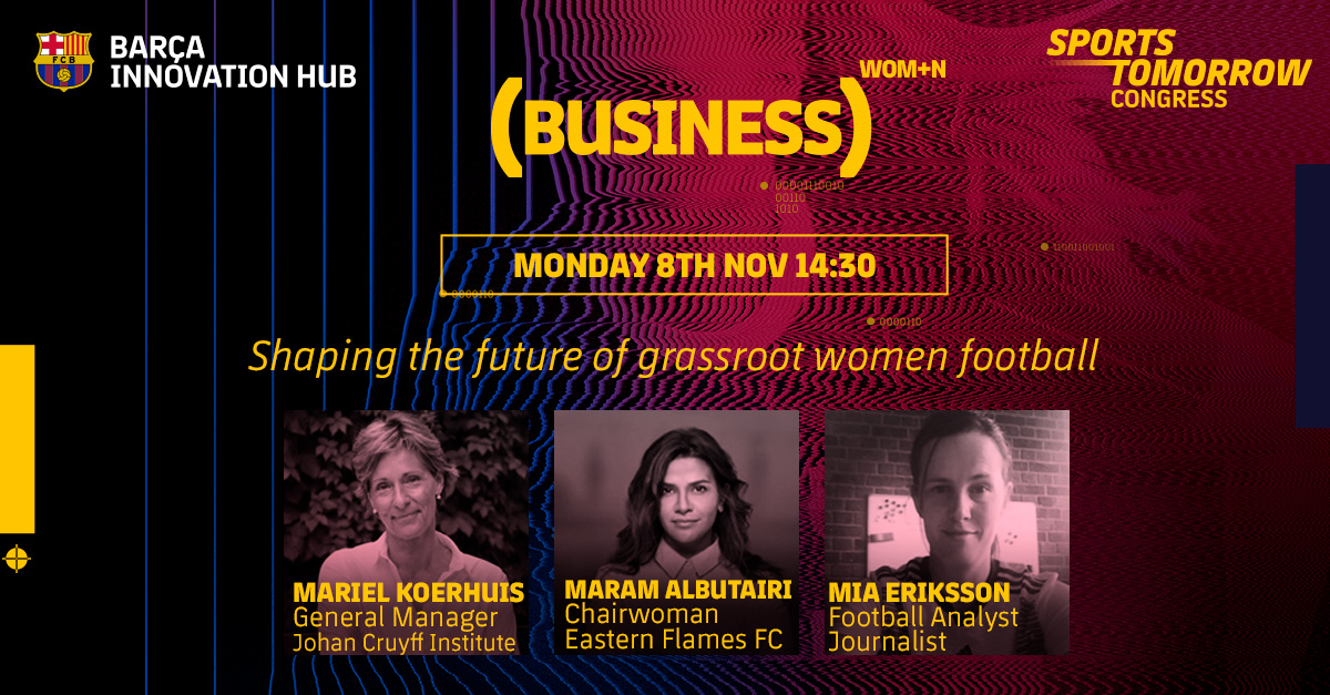 El futuro del fútbol femenino, panel moderado por Johan Cruyff Institute en Sports Tomorrow Congress