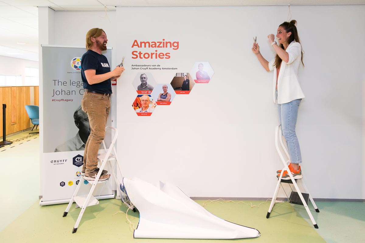 Johan Cruyff Academy Ámsterdam inaugura su espacio Embajadores