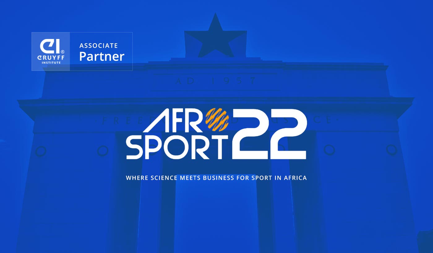 Johan Cruyff Institute, al lado de AfroSport22 para el desarrollo del deporte africano