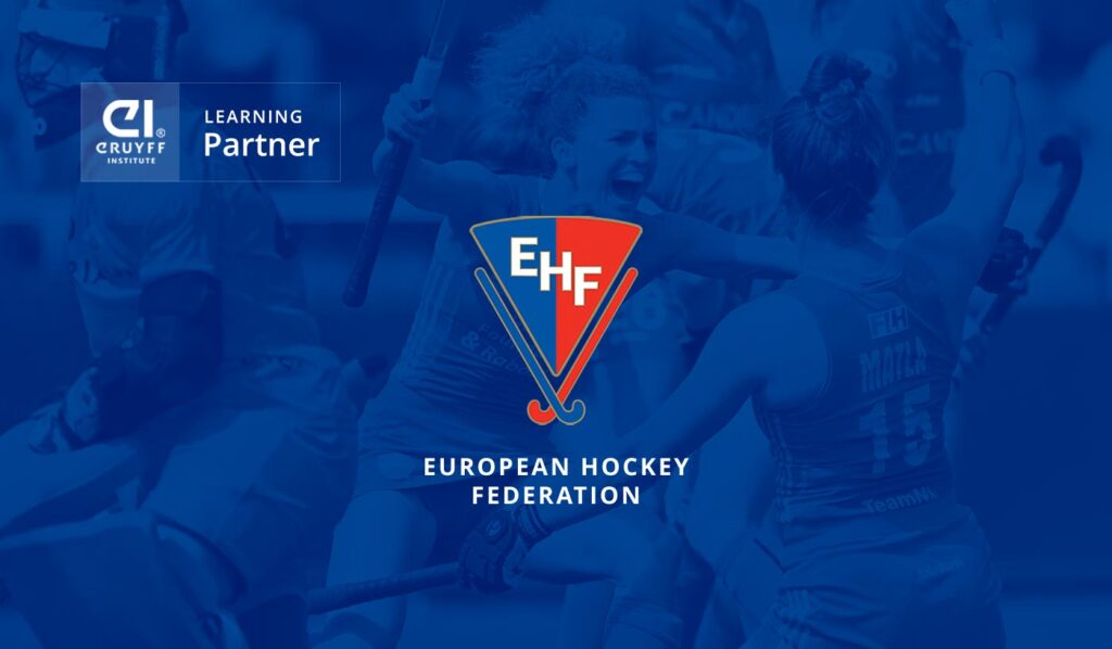 Johan Cruyff Institute y la European Hockey Federation (EHF) aúnan fuerzas en materia de formación en gestión deportiva