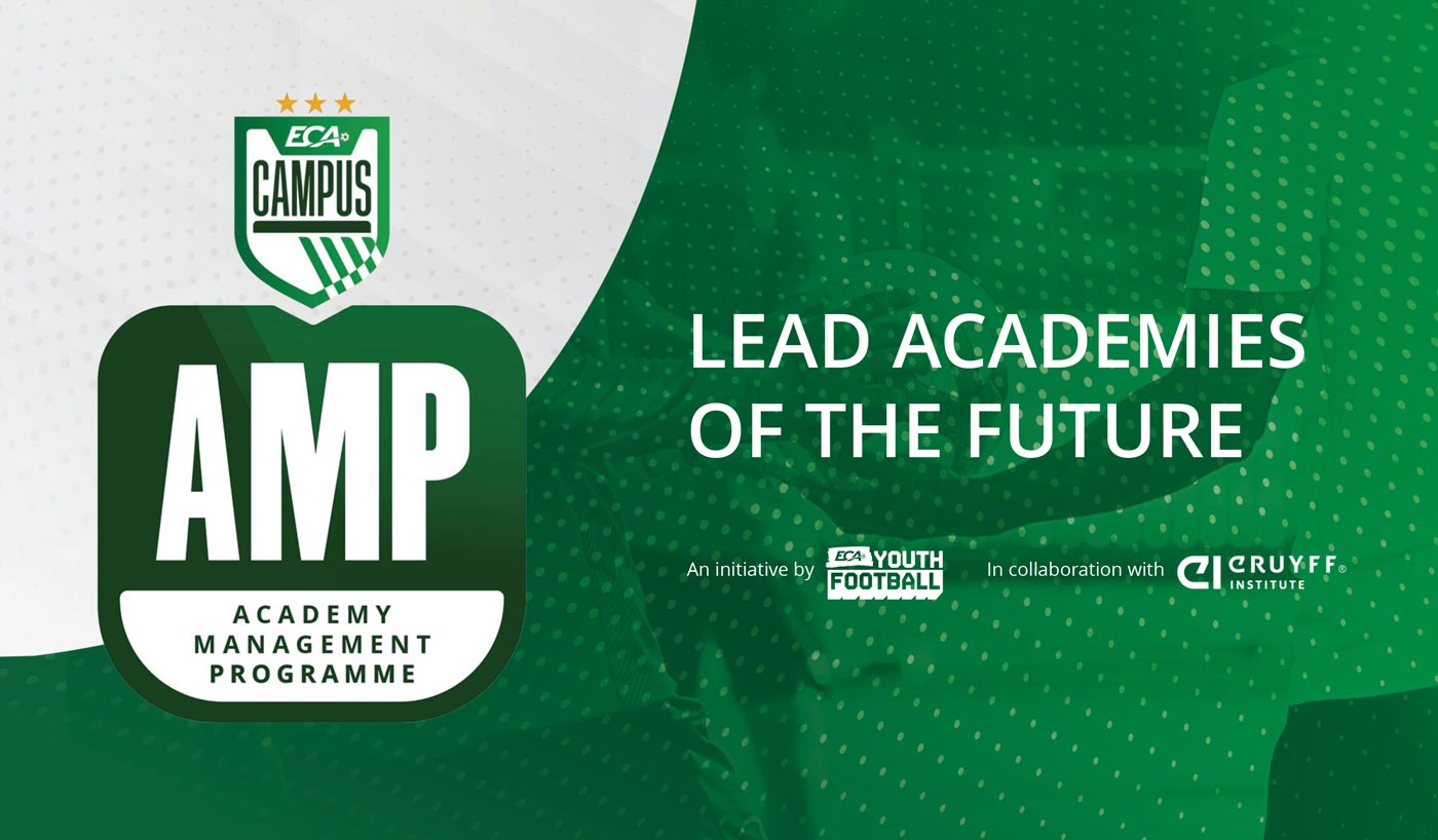 La ECA lanza un Programa de Gestión de Academias en colaboración con Johan Cruyff Institute