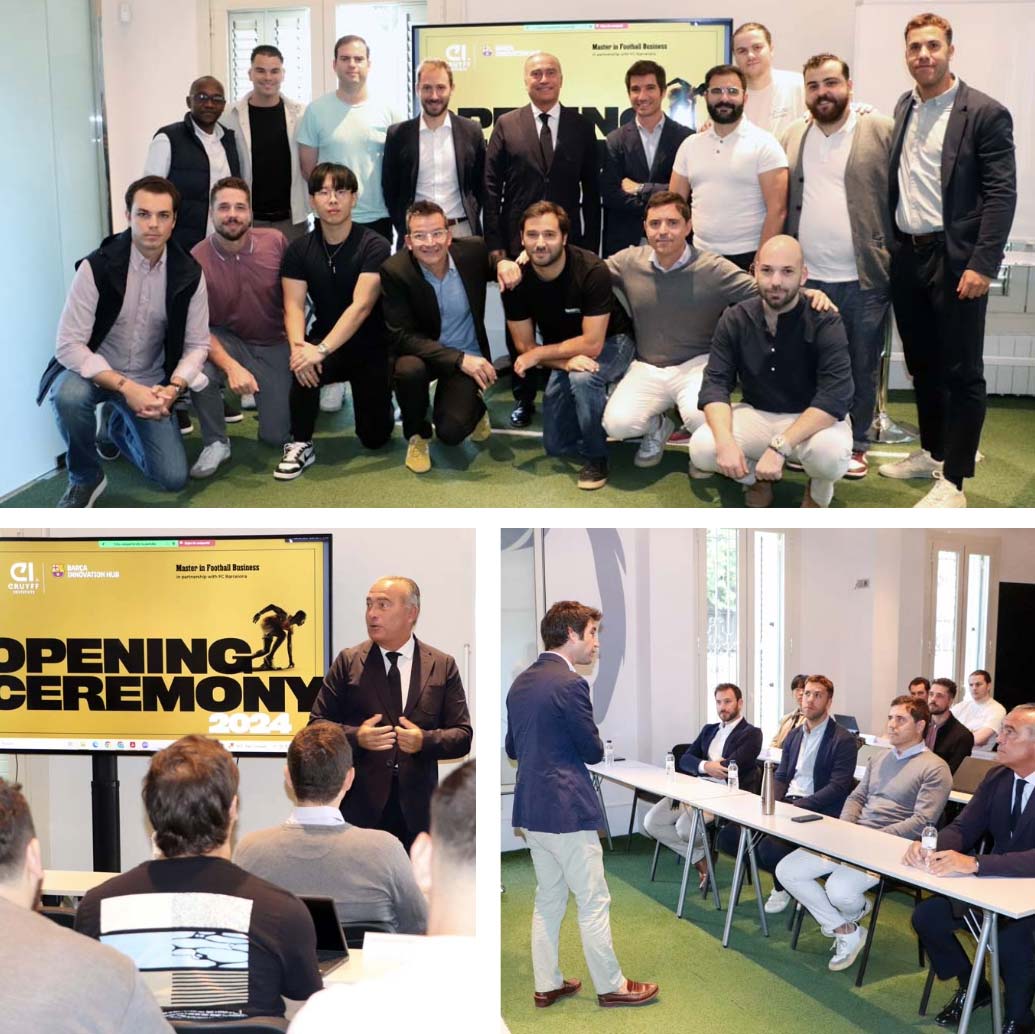 Johan Cruyff Institute inicia el curso académico 2024-2025: Inspirando a la próxima generación de profesionales del deporte.