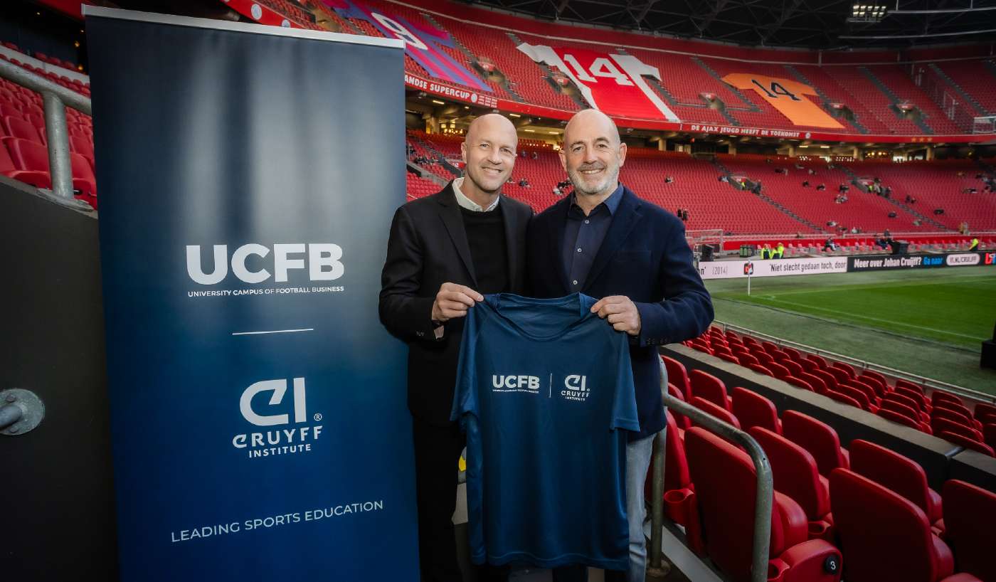 Johan Cruyff Institute and University Campus of Football Business (UCFB) announce a global partnership in sports education