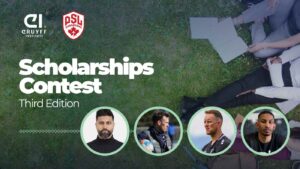 Johan Cruyff Institute and Premier Soccer Leagues Canada announce the recipients of their scholarship program