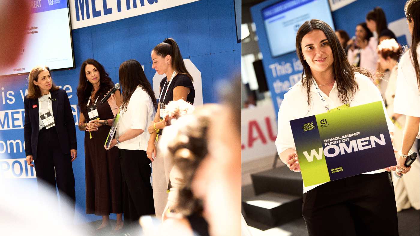Johan Cruyff Institute and WFS honor the winners of their scholarship program to promote women’s leadership in football